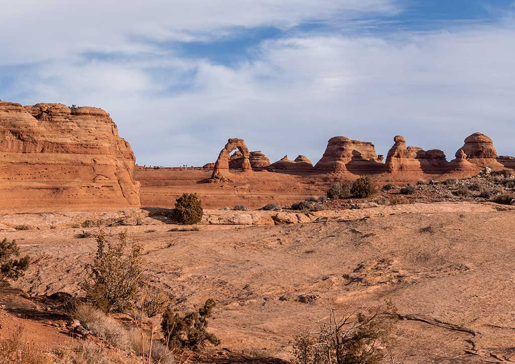 Arches National park is the perfect place to spend March in the USA.