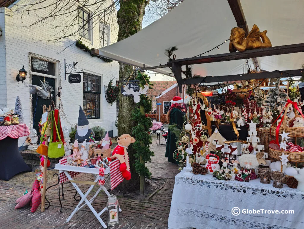 Cool Christmas handicraft at the Christmas market in Bourtange.