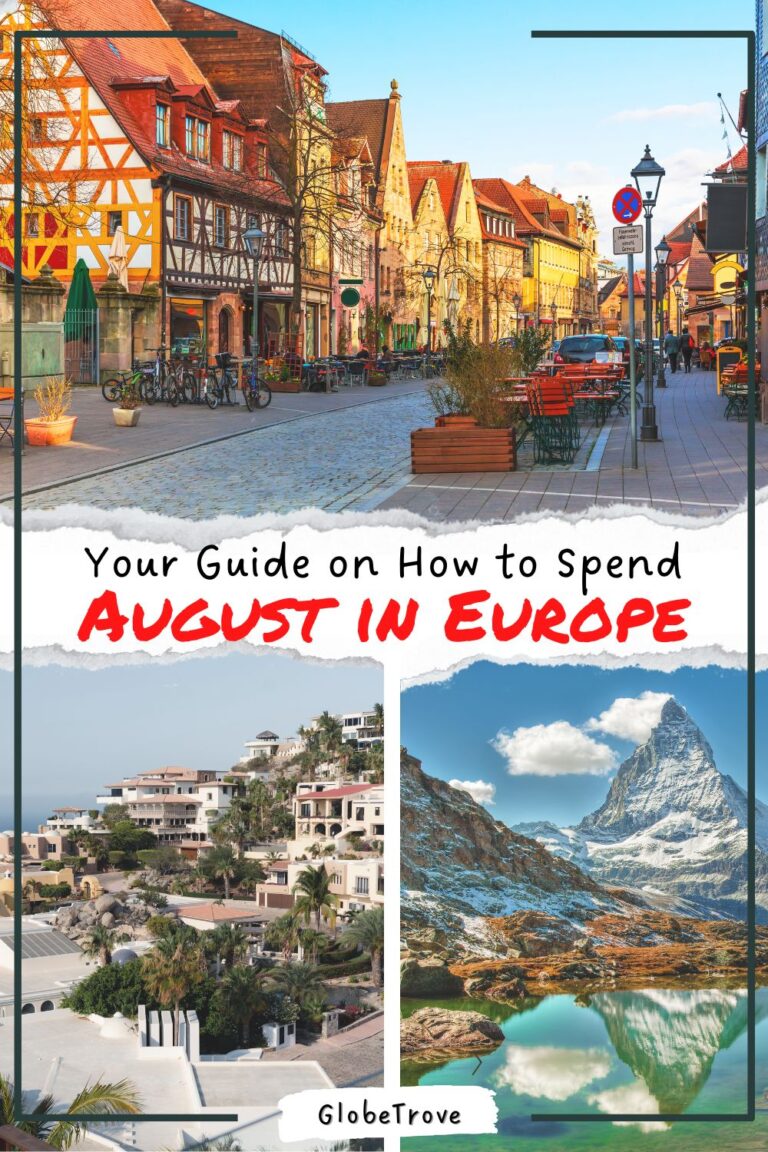 places to visit in europe in august 2023