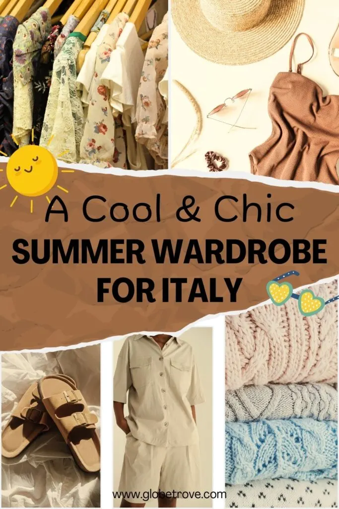 Summer wardrobe for Italy; The perfect packing list