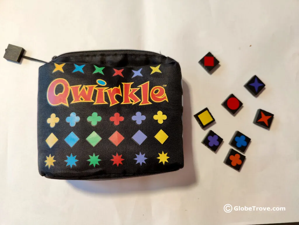 Qwirkle travel Travel Travel SMALL Size Magnetic Game GRIDS