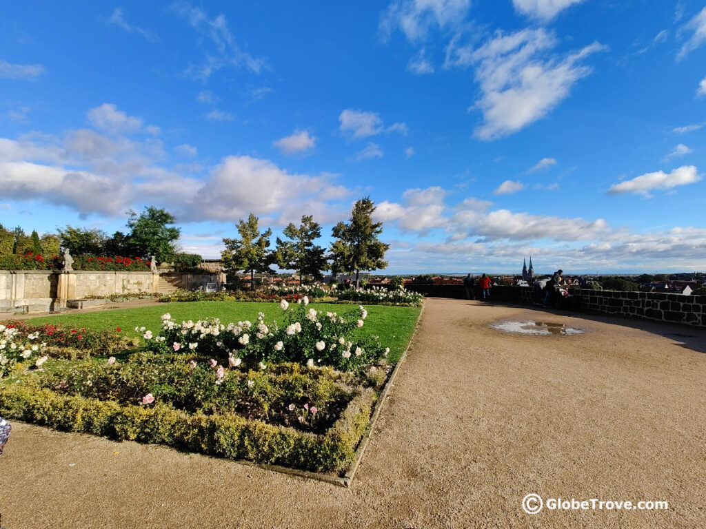 One of my favorite things to do in Quedlinburg, Germany is to relax at the Schlossgarten.