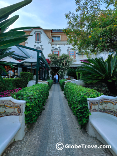 Da Pergola is one of the prettiest hotel in Cascais, Portugal