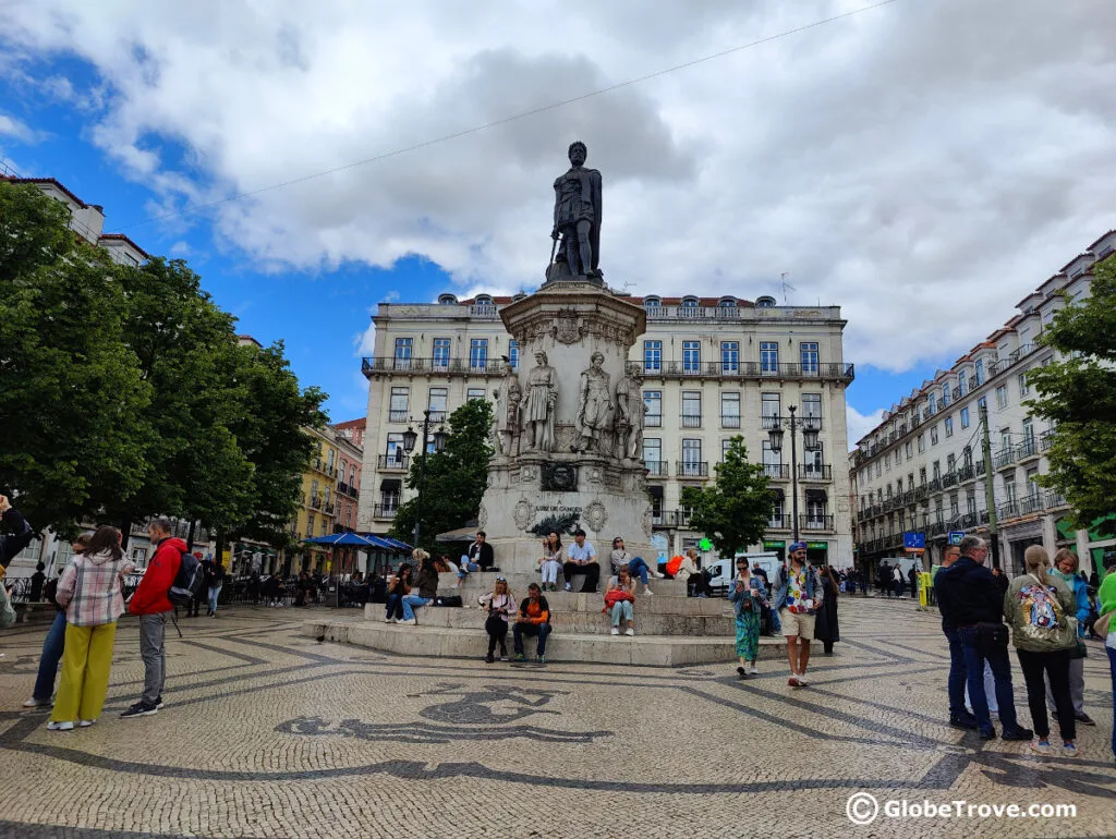 Praça Luís de Camões is one of my favorite spots in Lisbon.