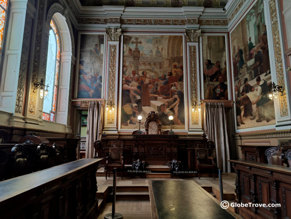 Visiting the Bolsa palace is one of the fun thing to do in Porto