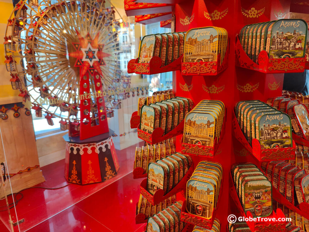 Sardines are one of the top souvenirs from Lisbon.