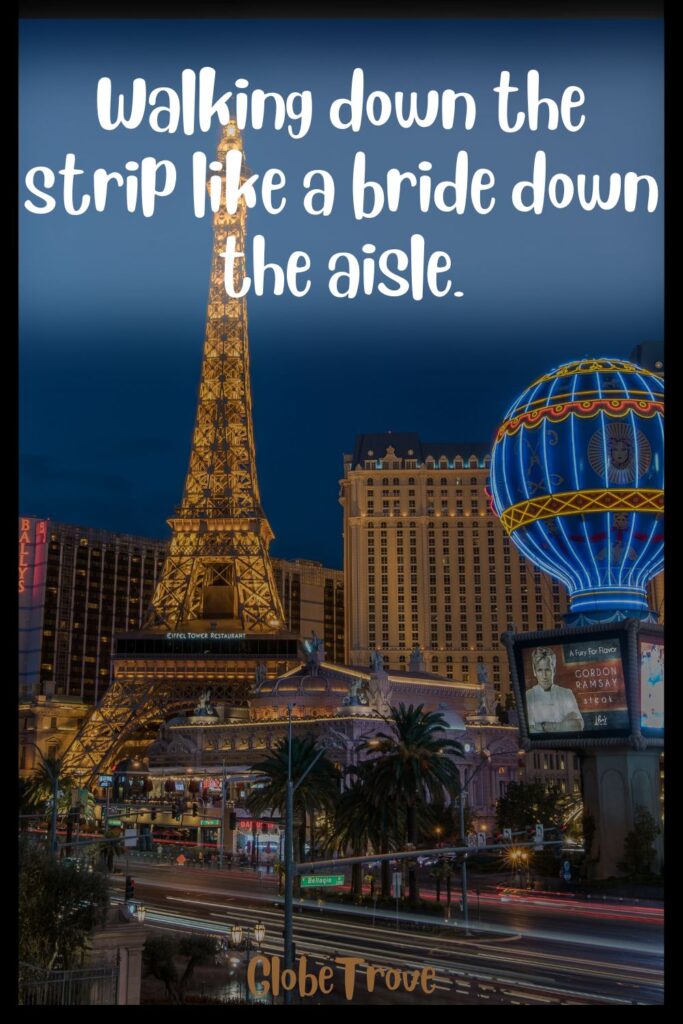 Short Las Vegas captions and quotes