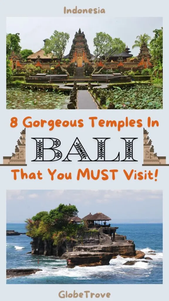 temples in Bali