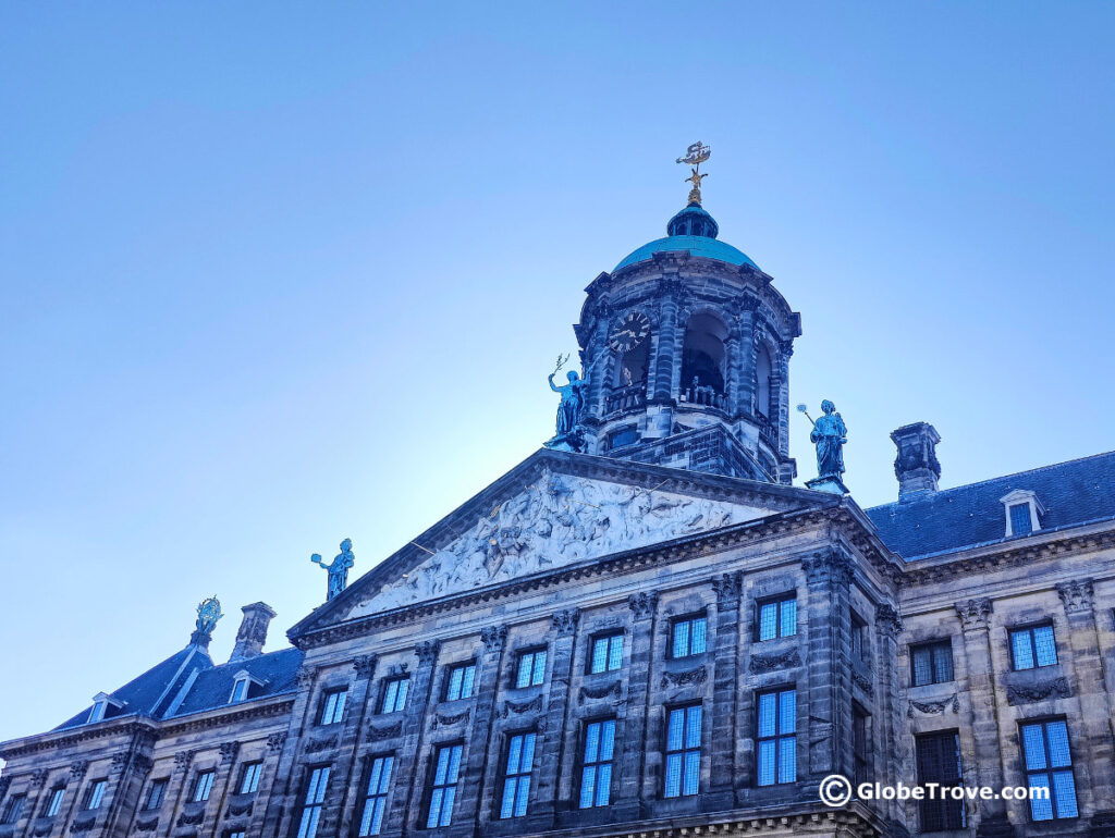 The Koninglijk Palace is the most important among the things to do in Dam square in Amsterdam.