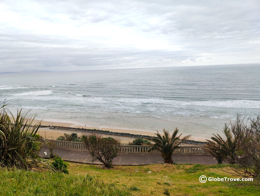 Plage De La Cote Des Basques is one of the accessible beaches in Biarritz with a ramp going right down.