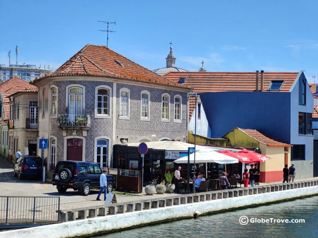 One of the many restaurants in Aveiro