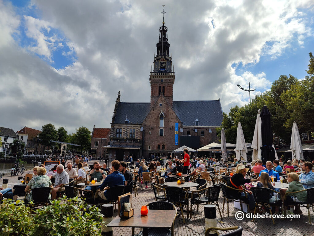 Chilling on the Waagplein is one of my favorite things to do in Alkmaar