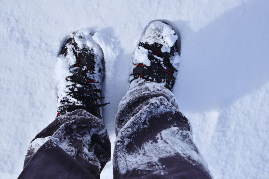 Waterproof sneakers are a must have for winter in Germany