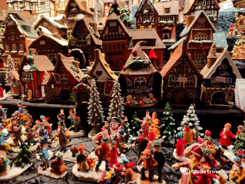 A couple of the coo Christmas houses as souvenirs that we spotted in Cologne.